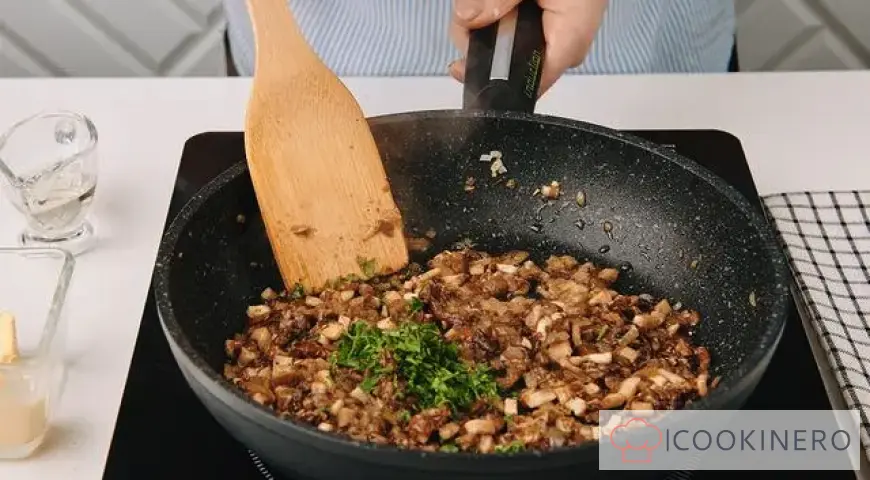 Pickled mushroom appetizer