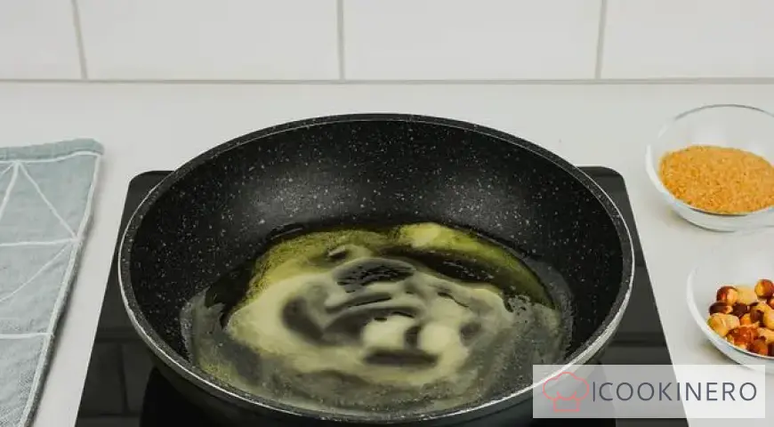 Bulgur porridge with milk