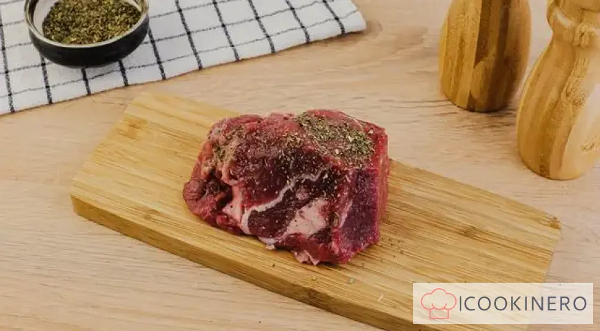 Lamb baked in a sleeve