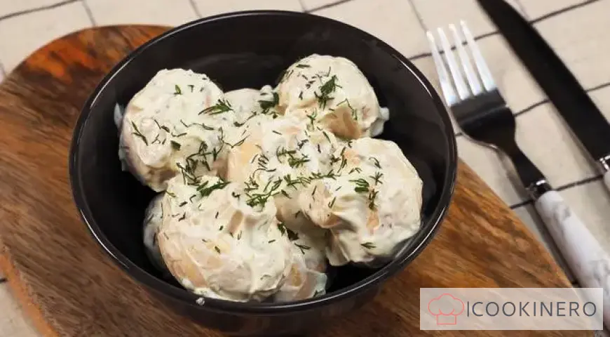 Champignons marinés à la mayonnaise