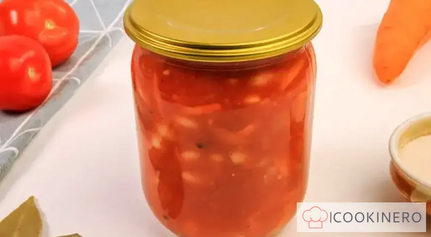 Bohnensalat für den Winter