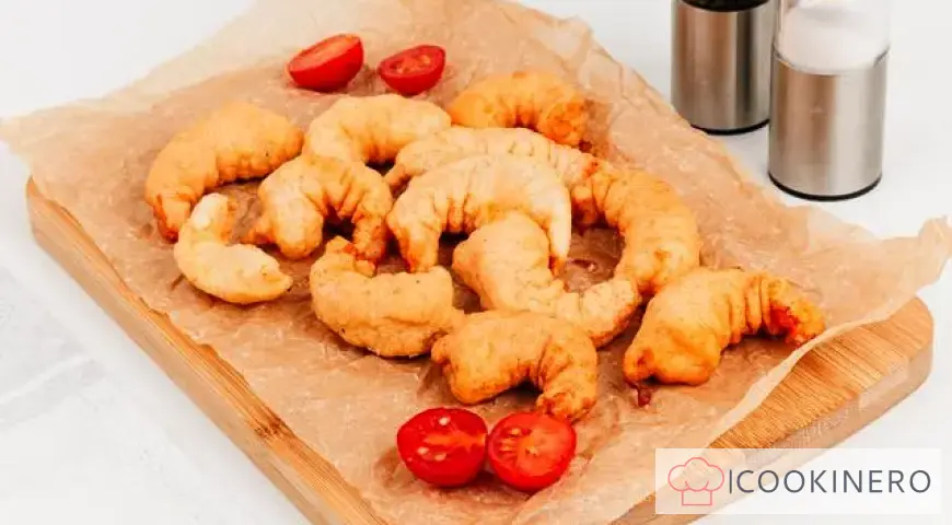 Crevettes panées à la bière