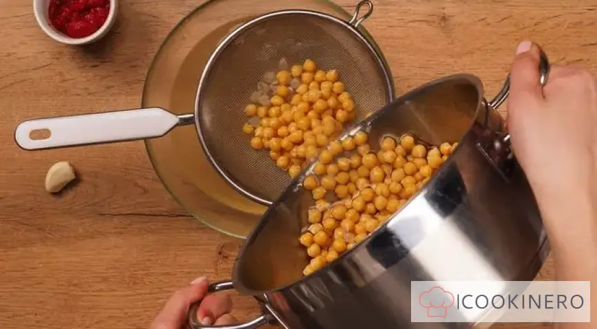 Chickpeas with meat