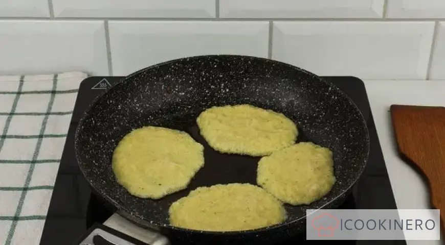 Pancakes with onions