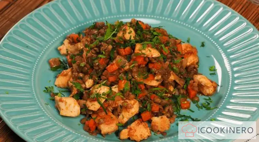 Lenticchie con pollo