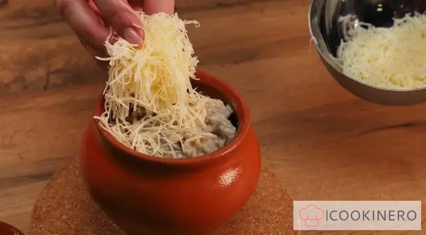 Julienne with milk and chicken