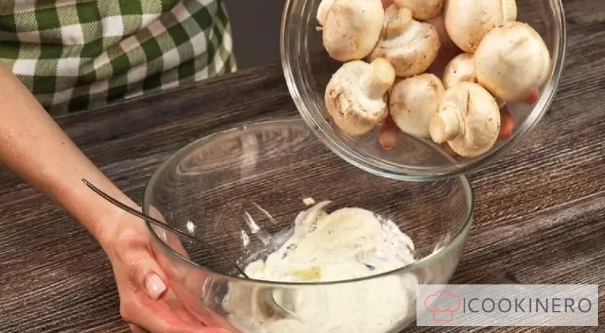 Champignons marinés à la mayonnaise