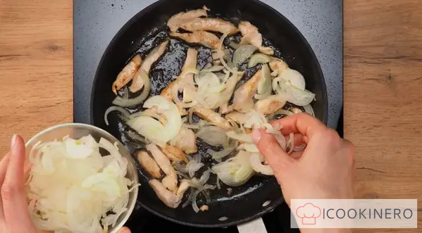 Stroganoff di manzo con petto di pollo