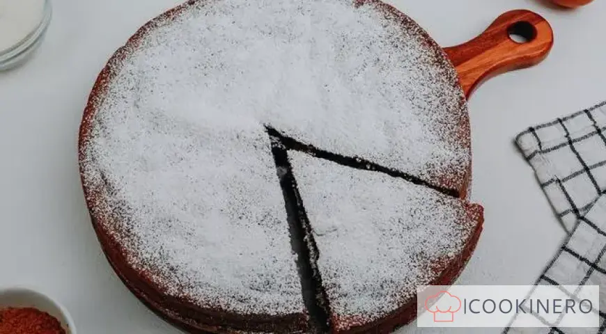 Sponge cake with cocoa