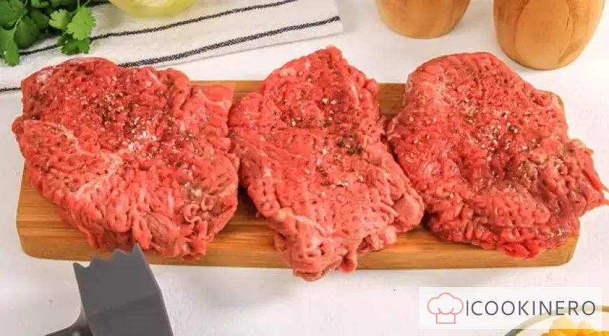 French meat with corn