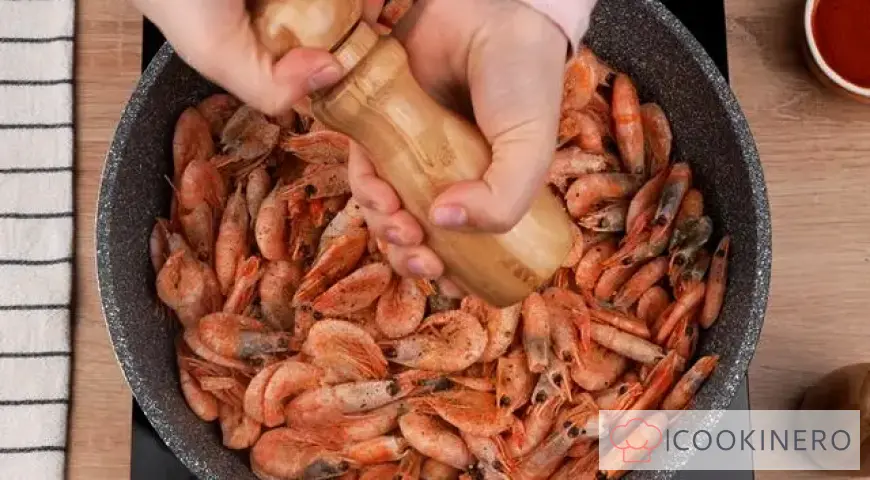 Shrimp with beer