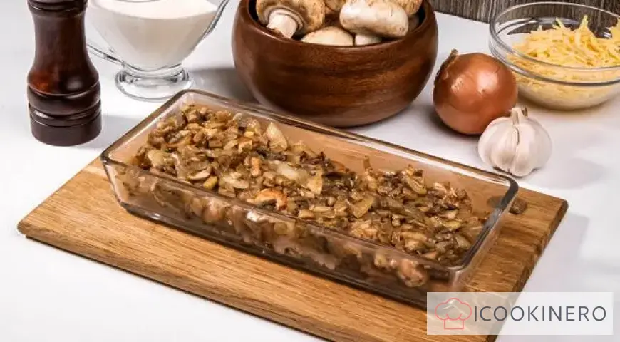 Julienne con pollo e funghi
