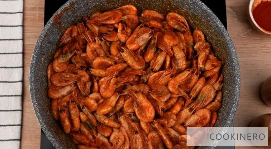 Shrimp with beer