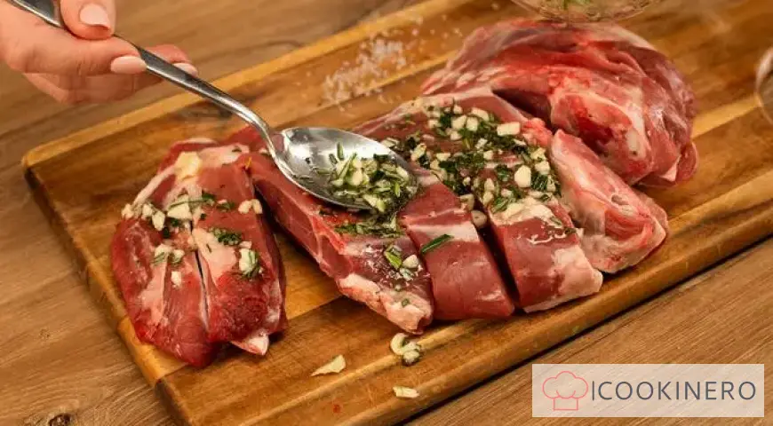 Lamb in the oven