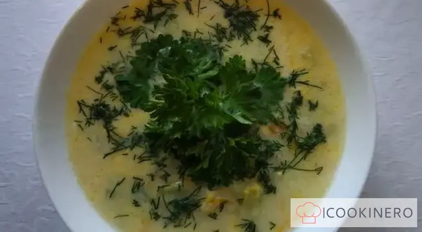 Milchsuppe mit Gemüse