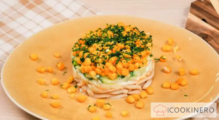 Salad with squid