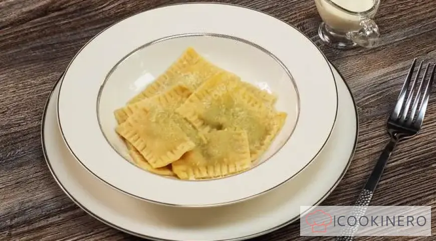 Raviolis aux épinards