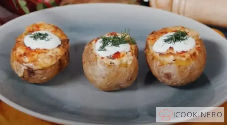 Baked Potatoes with Stuffing