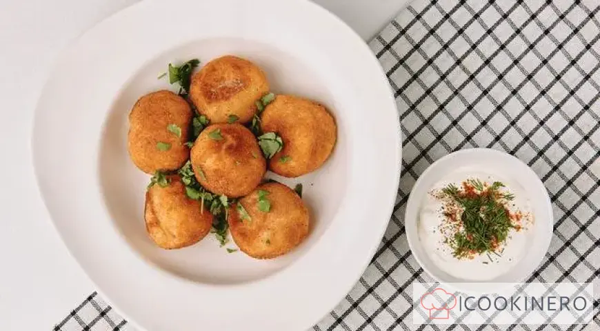 Deep fried potato balls
