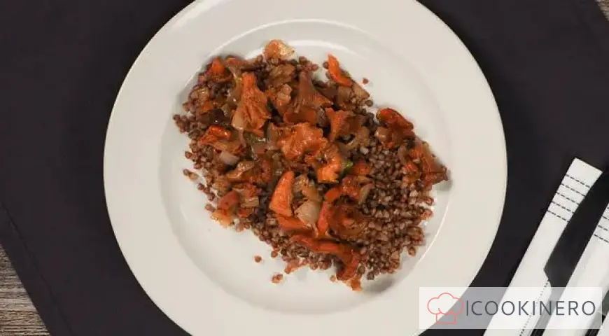 Finferli fritti con grano saraceno