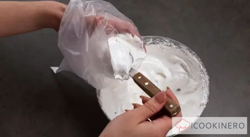 Meringue in the oven