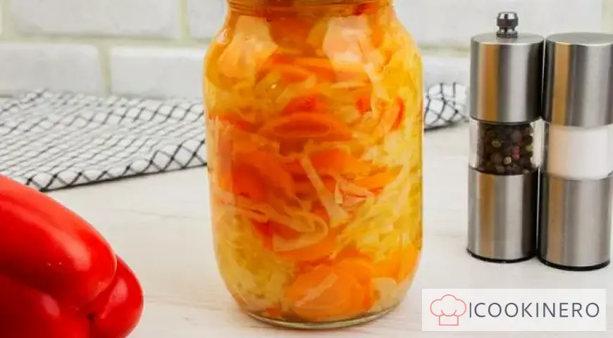 Chou au poivron pour l'hiver