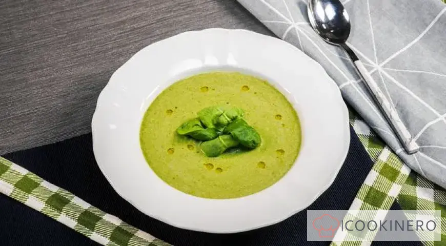 Crème de soupe aux épinards