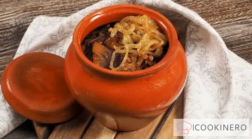 Buckwheat with dried mushrooms