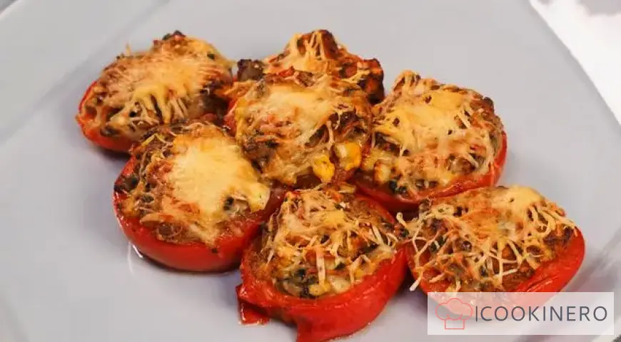 Tomates farcies aux champignons
