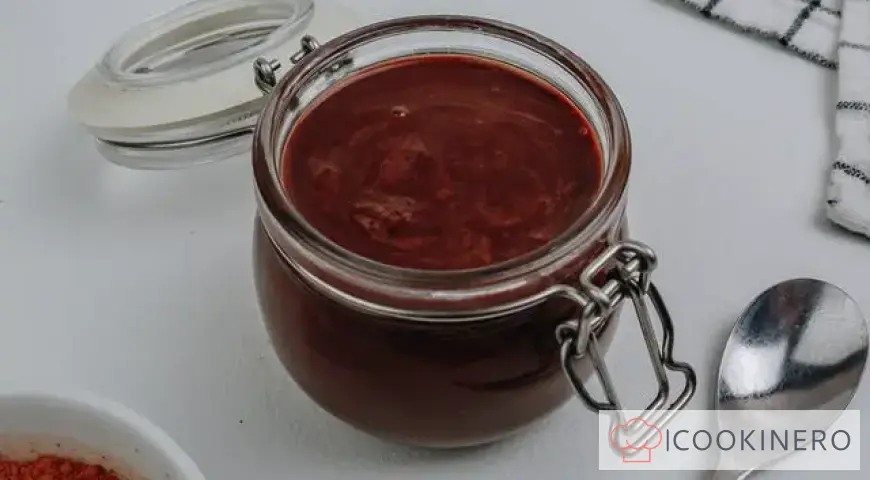 Cream of condensed milk with cocoa