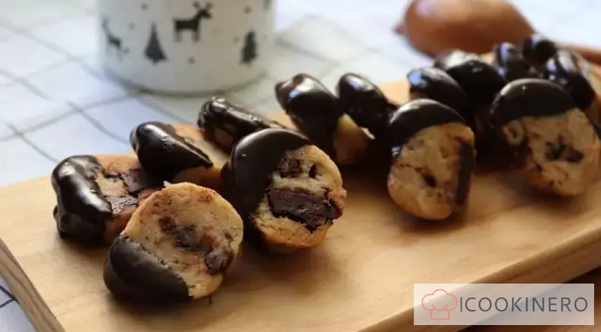 Galletas de mantequilla con chocolate