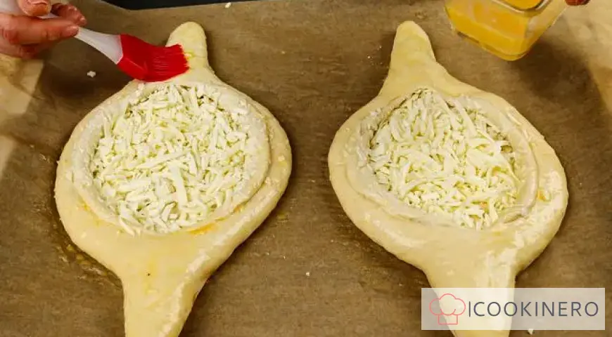 Khachapuri in Adjarian style