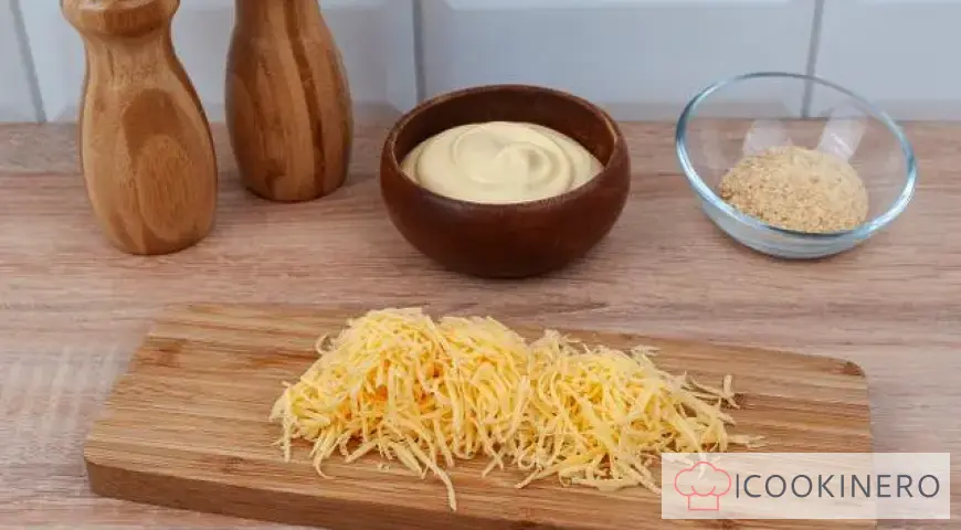 Sausages with cheese in the oven