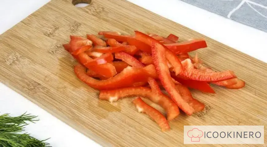 Hot pepper adjika with cooking