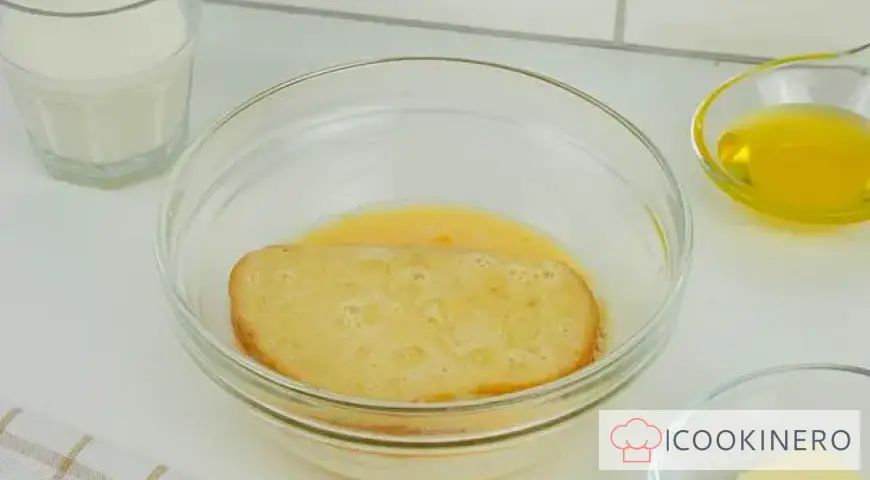 Croutons aus einem Brotlaib