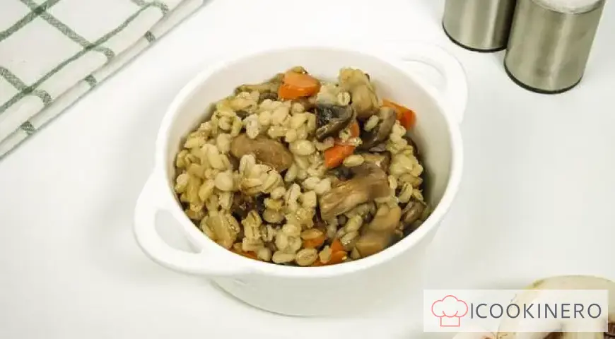 Cebada en el horno