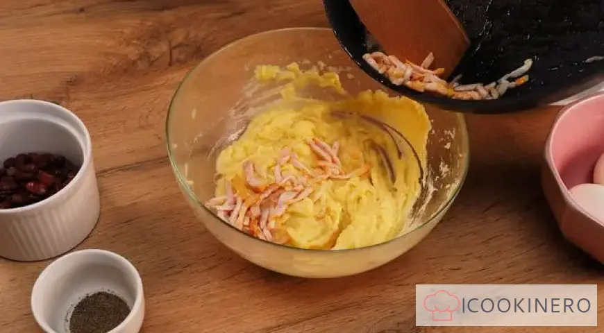 Potato roll in the oven
