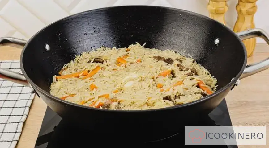Uzbek lamb pilaf