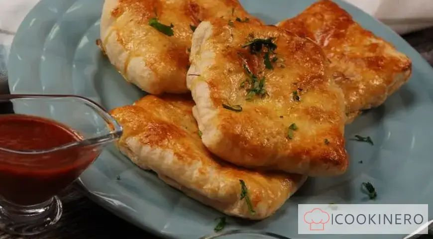 Layered Khachapuri in the Oven