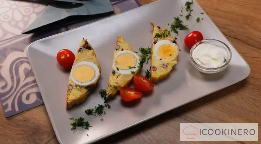 Potato roll in the oven