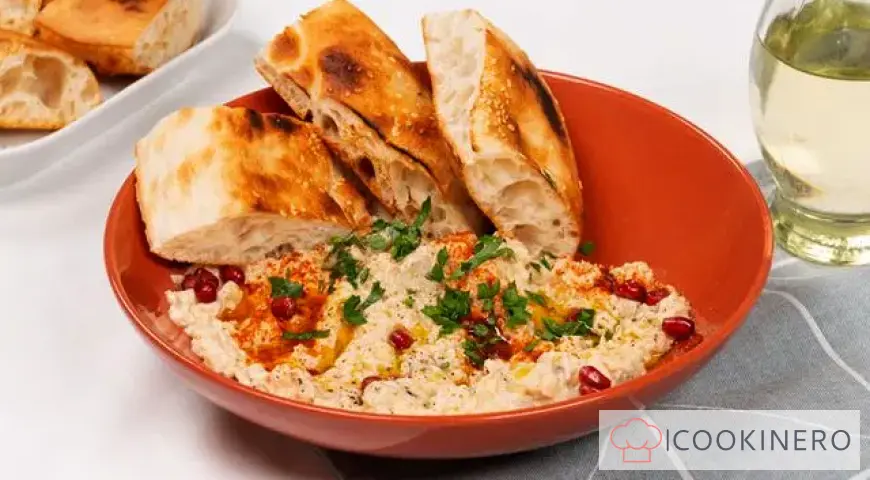 Babaganoush con tahini y yogur
