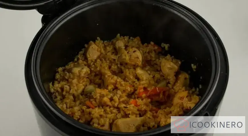 Pilaf with bulgur in a multicooker
