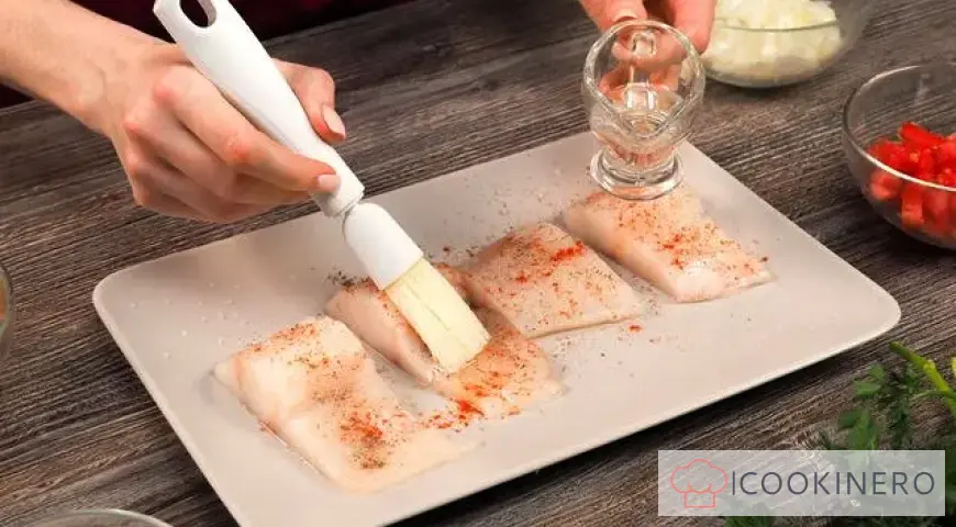 Cod with carrots