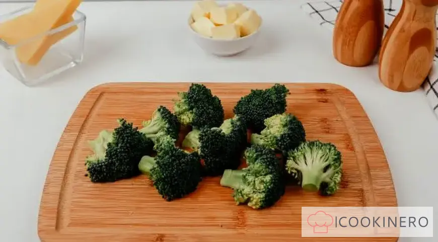 Goberge frite au brocoli