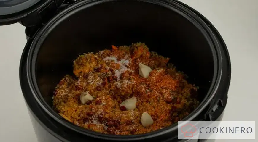 Pilaf with bulgur in a multicooker
