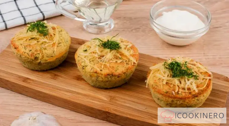 Muffins au fromage et à l'ail