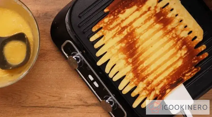 Waffles with margarine