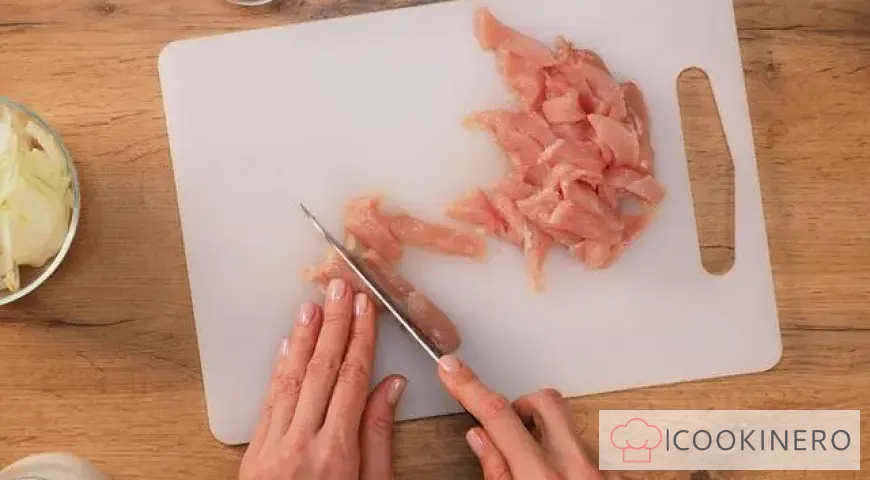 Stroganoff di manzo con petto di pollo