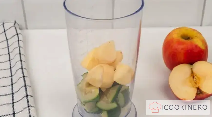 Frullato di cetrioli e mele