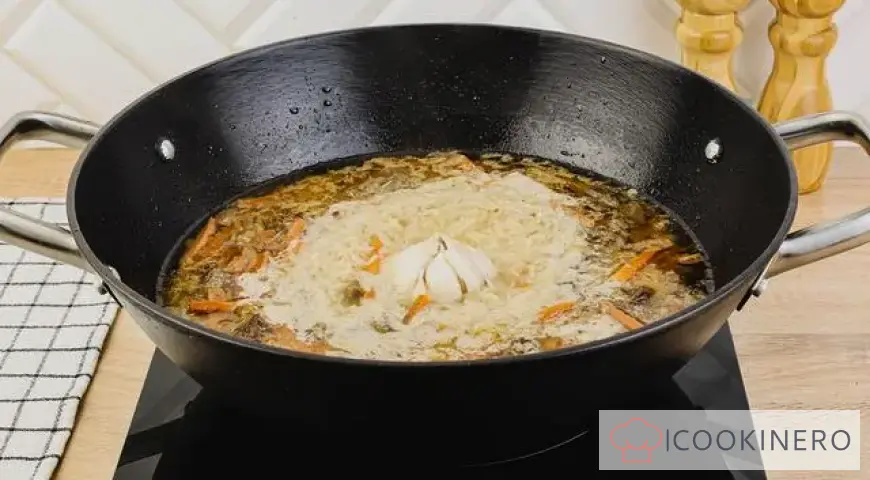 Uzbek lamb pilaf